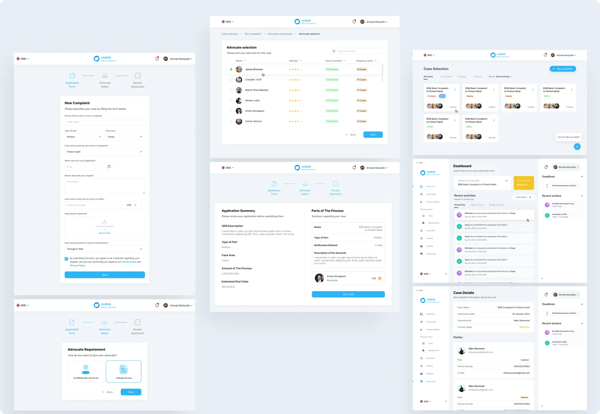 Create-case flow